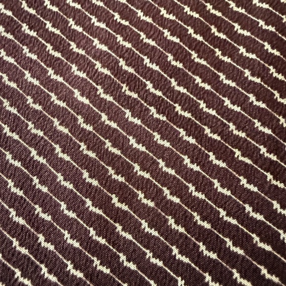 Eileen Fisher Silk Maroon Patterned Sleeveless Blouse - Petite 2/4 - Picture 7 of 9